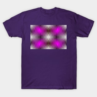 Abstract Diamond - Purple T-Shirt